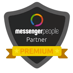 messenger people partner premium logo